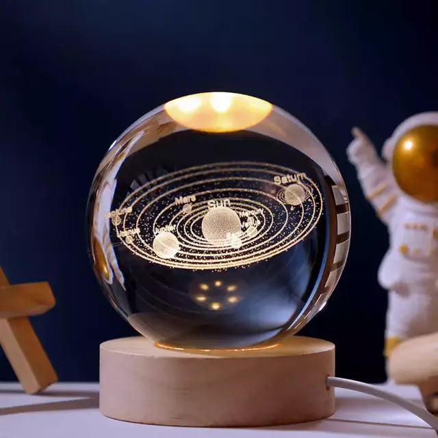 Lampara - Esfera de Cristal