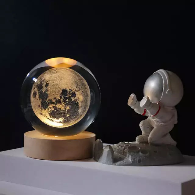 Lampara - Esfera de Cristal