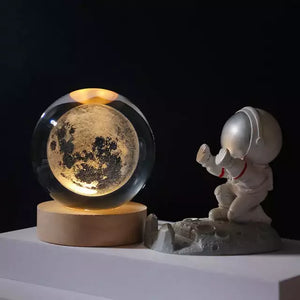 Lampara - Esfera de Cristal