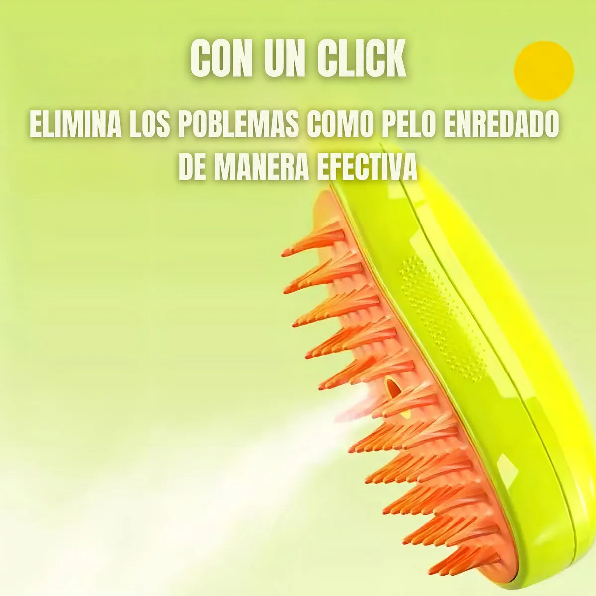 Cepillo De Vapor Peine Para Perros y Gatos 🐶 😺 🧽🧼
