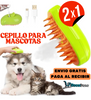 Cepillo De Vapor Peine Para Perros y Gatos 🐶 😺 🧽🧼