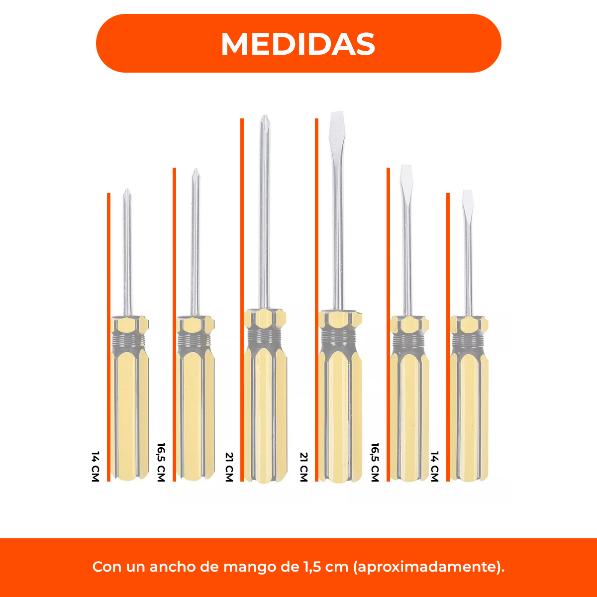 Set x6 destornilladores🪛