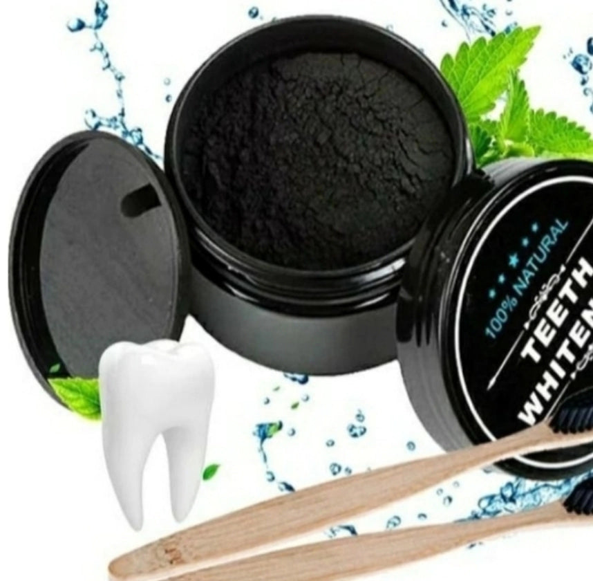 Blanqueador Dental Natural Carbón Coco 🪥🦷😁