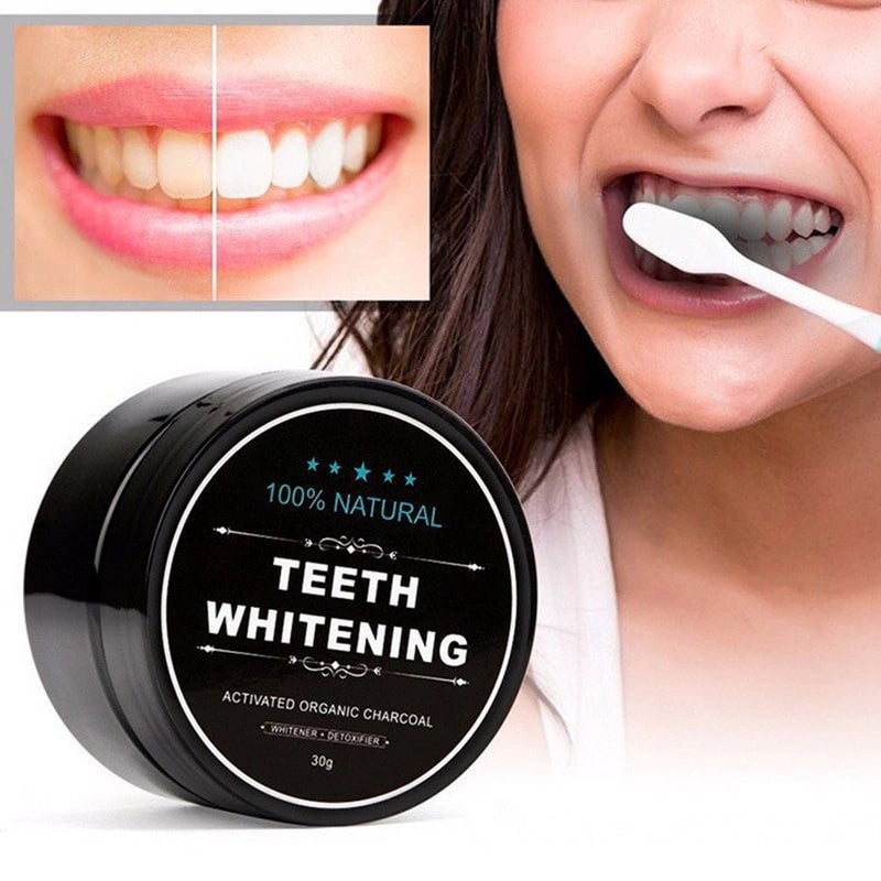 Blanqueador Dental Natural Carbón Coco 🪥🦷😁