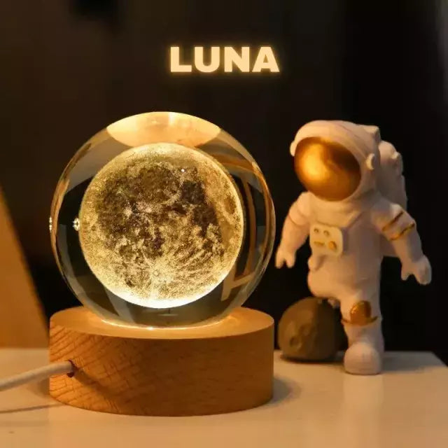 Lampara - Esfera de Cristal