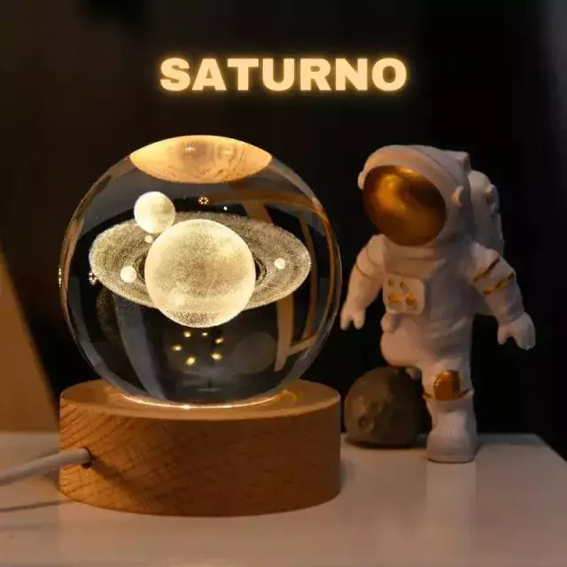 Lampara - Esfera de Cristal